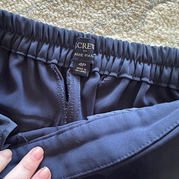 J.Crew Navy Jamie Pant - Petite Size 4 - Picture 4 of 9